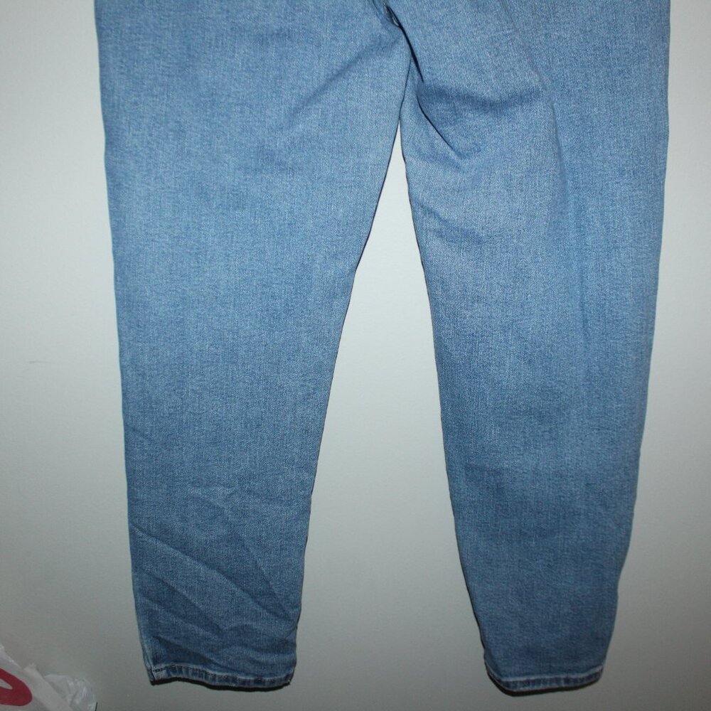 LEVIS Silver Tab Mom Jeans 29/8 Barrel Leg Tapered High Waist 90s Distressed Bag - Picture 10 of 13
